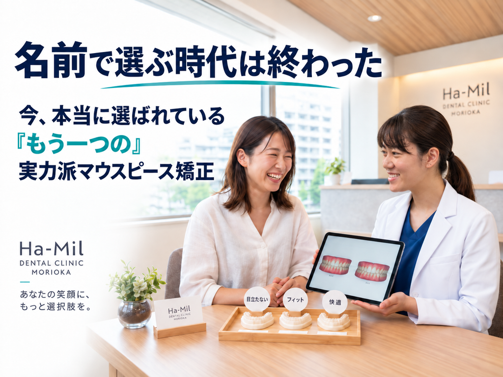 本当に選ばれている『もう一つの』実力派マウスピース矯正